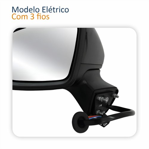 Par Retrovisor Gm Cruze 2017 Até 2024 Elétrico Com 3 Fios