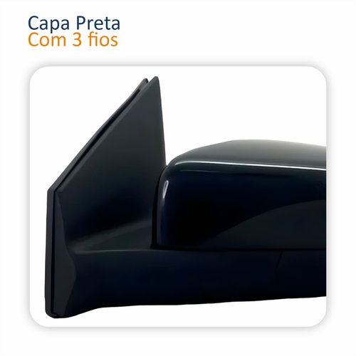 Par Retrovisor Gm Onix 2020 Até 2025 Elétrico Com 3 Fios