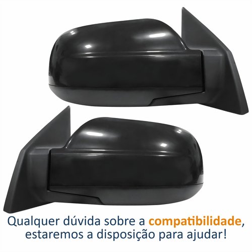 Par Retrovisores Hyundai Tucson 2005 2006 2007 2008 2009 2010 2011 2012 2013 2014 2015 2016 Elétrico