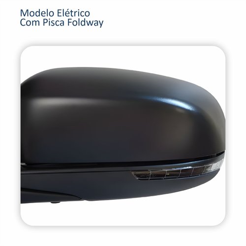 Par Retrovisor Jeep Compass 2021 2022 2023 Elétrico Com Pisca Original