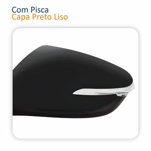 Par Retrovisor Kia Cerato 2014 Até 2019 Elétrico Com Pisca