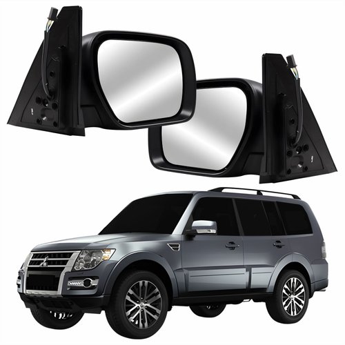 Par Retrovisor Mitsubishi Pajero Full 2007 Até 2021 Elétrico Com Pisca Capa Cromada Par Retrovisor Mitsubishi Pajero Full 2007 Até 2021 Elétrico Com Pisca Capa Cromada