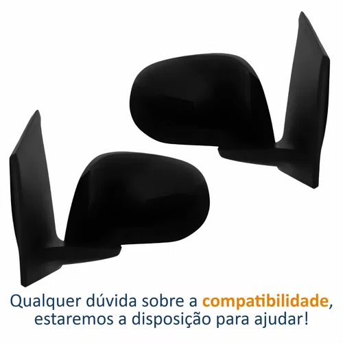 Par Retrovisor Nissan Livina 2009 Até 2015 Elétrico Capa Lisa