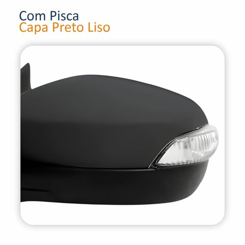 Par Retrovisor Nissan Versa 2015 Até 2021 Elétrico Com Pisca