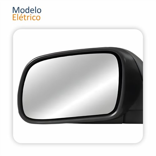 Par Retrovisor Peugeot 307 2003 Até 2012 Elétrico Capa Preta