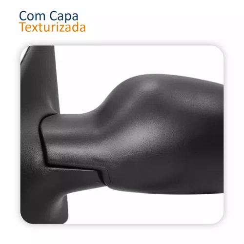 Par Retrovisor Renault Clio 2003 Até 2012 Com Controle Texturizado