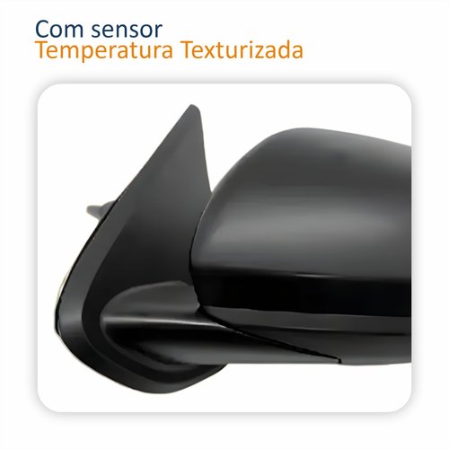 Par Retrovisor Renault Duster 2021 2022 2023 2024 2025 Com Controle Sensor Temperatura