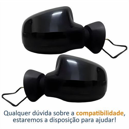 Par Retrovisor Renault Sandero Stepway 2010 2011 2012 2013 2014 Elétrico