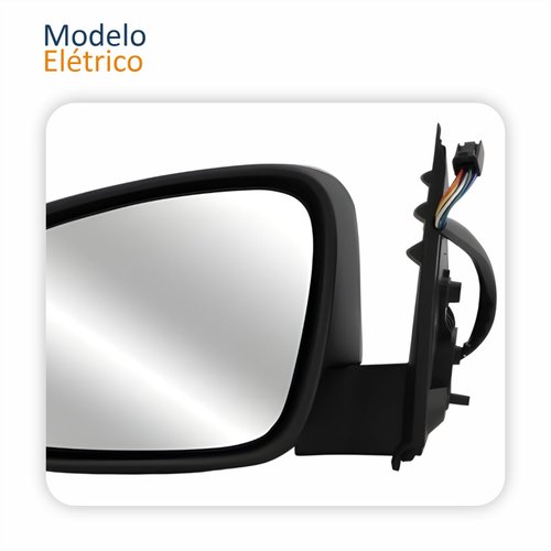 Par Retrovisor Toyota Hilux 2016 Até 2024 Elétrico Com Pisca Capa Cromada