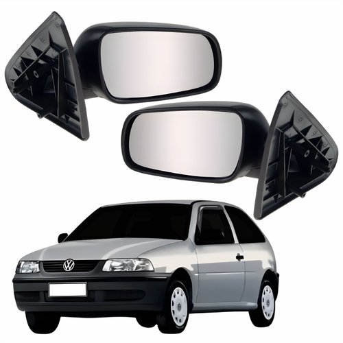 Par Retrovisor Vw Gol G3 1999 Até 2005 2 Portas Sem Controle