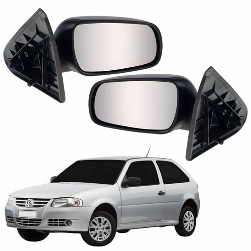 Par Retrovisor Vw Gol G4 2005 Até 2008 2 Portas Sem Controle