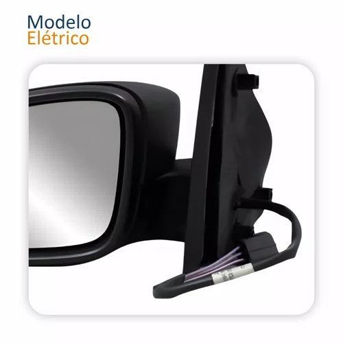 Par Retrovisor Vw Saveiro G5 2008 Até 2012 Elétrico Capa Lisa
