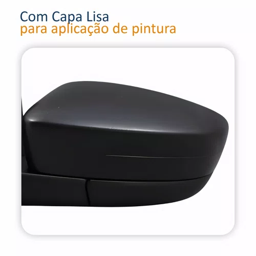Par Retrovisor Vw Saveiro G5 2008 Até 2012 Elétrico Capa Lisa