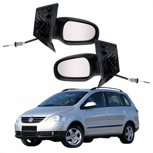 Par Retrovisor Vw Spacefox 2006 2007 2008 2009 Com Controle