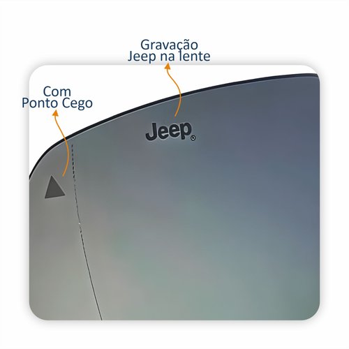 Par Subconjunto Jeep Commander 2020 2021 2022 2023 Com Ponto Cego Original