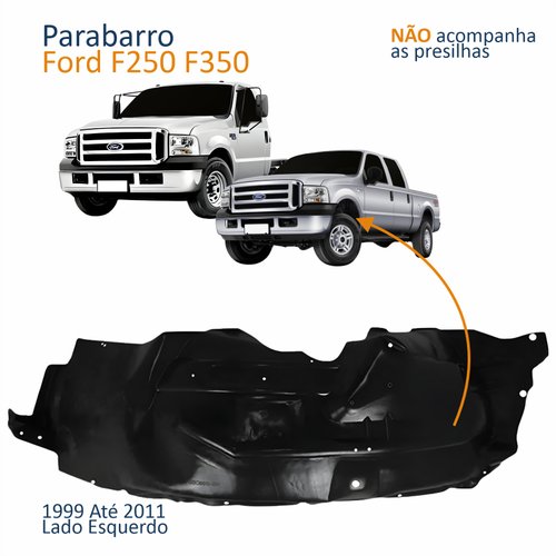 Parabarro Dianteiro Ford F250 F350 1999 Até 2011 Lado Esquerdo Motorista