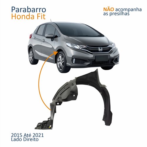 Parabarro Dianteiro Honda Fit 2015 Até 2021 Lado Direito Passageiro