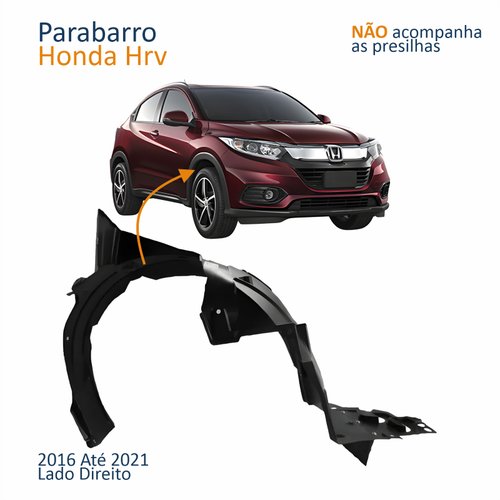 Parabarro Dianteiro Honda Hrv 2016 Até 2021 Lado Direito Passageiro