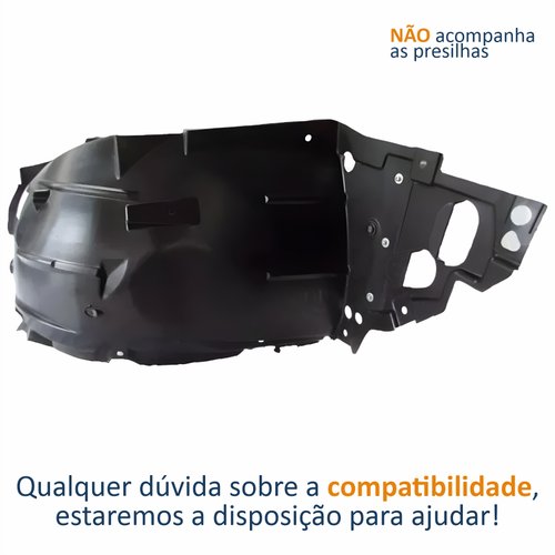 Parabarro Dianteiro Honda Hrv 2016 Até 2021 Lado Esquerdo Motorista
