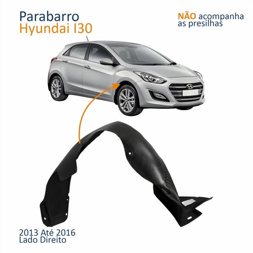Parabarro Dianteiro Hyundai I30 2013 2014 2015 2016 Lado Direito Passageiro