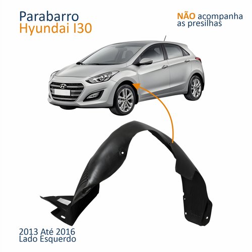 Parabarro Dianteiro Hyundai I30 2013 2014 2015 2016 Lado Esquerdo Motorista