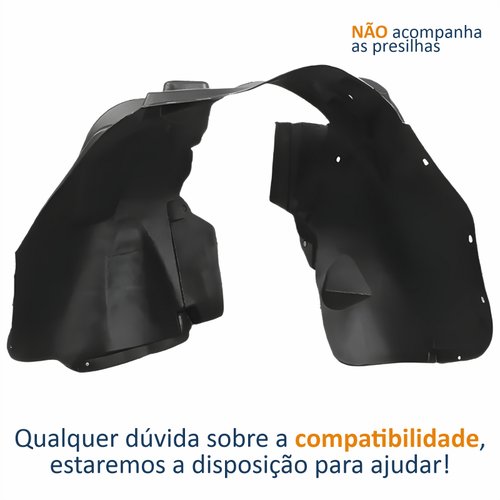 Parabarro Dianteiro Jeep Compass 2017 2018 2019 2020 2021 Lado Esquerdo Motorista