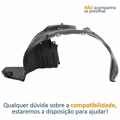 Parabarro Dianteiro Nissan Versa 2011 2012 2013 2014 2015 Lado Direito Passageiro