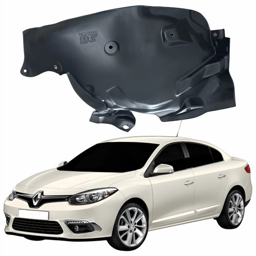 Parabarro Dianteiro Traseiro Renault Fluence 2010 Até 2019 Lado Esquerdo Motorista