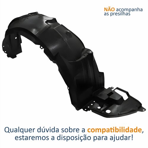 Parabarro Dianteiro Toyota Corolla 2015 2016 2017 2018 2019 Lado Direito Passageiro