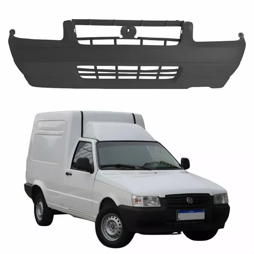 Para-choque Dianteiro Fiat Fiorino 2006 Até 2010 Cinza