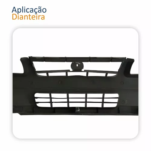Para-choque Dianteiro Fiat Uno Fire 2008 Até 2013 Cinza