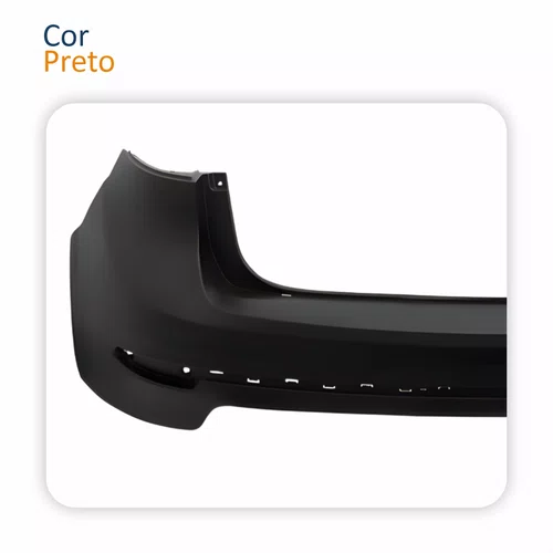 Para-choque Traseiro Ford New Fiesta Sedan 2014 Até 2019