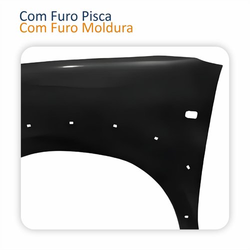 Para-lama Dianteiro Hilux Srv 2012 2013 2014 2015 Com Furo Pisca Moldura Lado Esquerdo Motorista