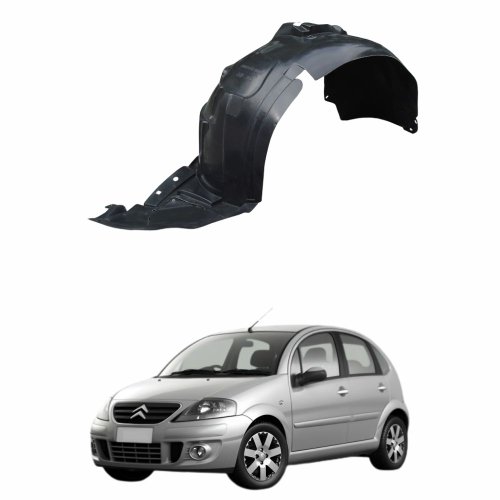 Parabarro Dianteiro Citroen C3 2002 até 2012 Lado Esquerdo Motorista
