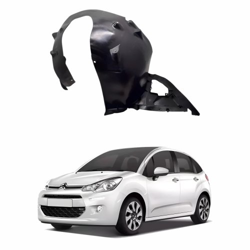 Parabarro Dianteiro Citroen C3 2013 Até 2021 Lado Esquerdo Motorista