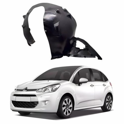 Parabarro Dianteiro Citroen C3 2013 Até 2021 Lado Esquerdo Motorista