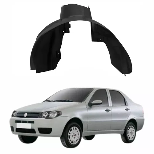 Parabarro Dianteiro Fiat Siena G3 2004 Até 2007 Lado Esquerdo Motorista