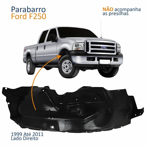 Parabarro Dianteiro Ford F250 1999 Até 2011 Lado Direito Passageiro