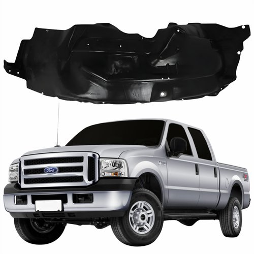 Parabarro Dianteiro Ford F250 1999 Até 2011 Lado Esquerdo Motorista
