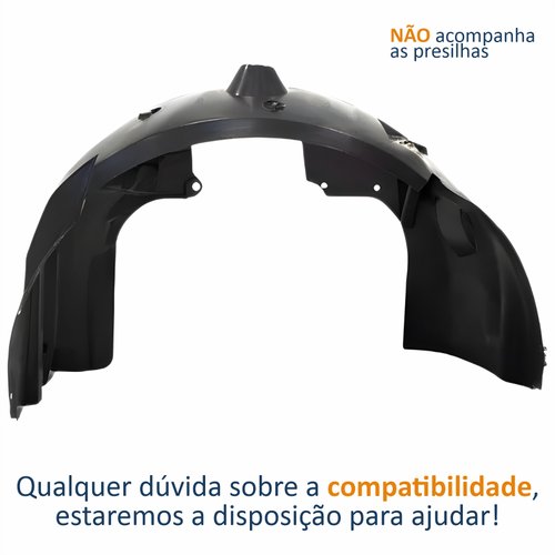 Parabarro Dianteiro Ford Ka 2015 Até 2023 Lado Direito Passageiro