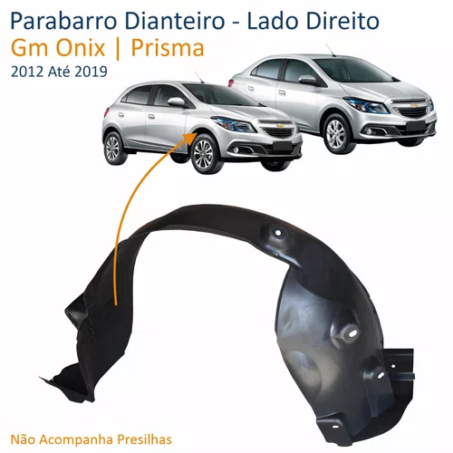Parabarro Dianteiro Gm Onix Prisma 2012 Até 2019 Lado Direito Passageiro
