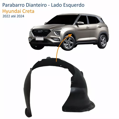 Parabarro Dianteiro Hyundai Creta 2022 Até 2024 Lado Esquerdo Motorista