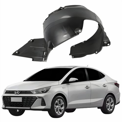 Parabarro Dianteiro Hyundai Hb20s 2023 2024 Lado Esquerdo Motorista