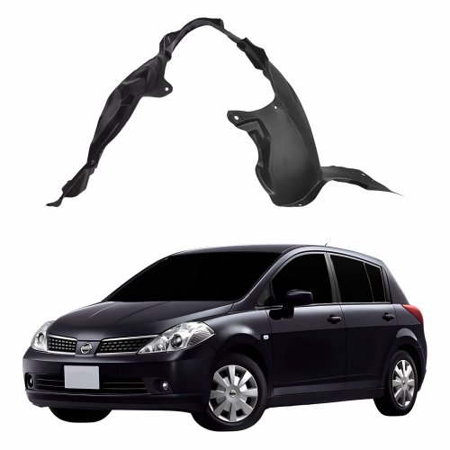 Parabarro Dianteiro Nissan Tiida 2007 Até 2013 Lado Esquerdo Motorista