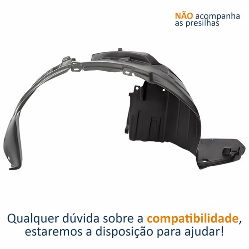 Parabarro Dianteiro Nissan Versa 2011 2012 2013 2014 2015 Lado Esquerdo Motorista
