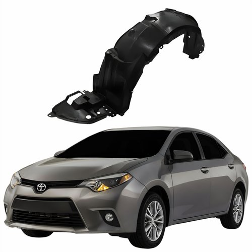 Parabarro Dianteiro Toyota Corolla 2015 2016 2017 2018 2019 Lado Esquerdo Motorista