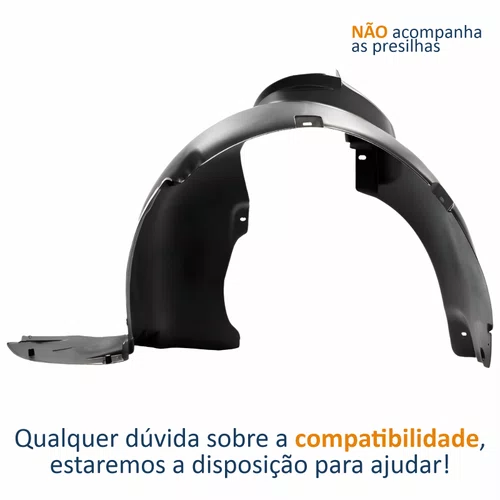 Parabarro Dianteiro Vw Fox 2011 Até 2019 Lado Esquerdo Motorista