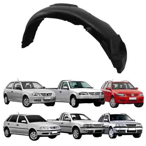 Parabarro Dianteiro Vw Gol Parati Saveiro G3 1999 até 2005 Gol Parati Saveiro G4 2005 até 2014 Lado Direito Passageiro