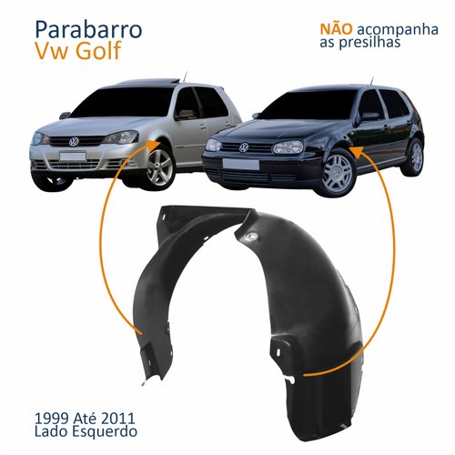 Parabarro Dianteiro Vw Golf 1999 Até 2011 Lado Esquerdo Motorista