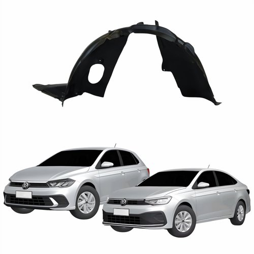 Parabarro Dianteiro Vw Polo Virtus 2023 2024 Lado Esquerdo Motorista Parabarro Dianteiro Vw Polo Virtus 2023 2024 Lado Esquerdo Motorista